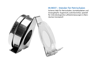 IN-REST – Ständer für Petrischalen & Kontaktplatten
