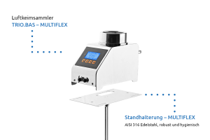 Standhalterung f&uuml;r MULTIFLEX Luftkeimsammler
