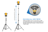 Stativhalterung für Luftkeimsammler – MAXI TRIPOD