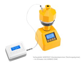 VERIGAS – Gasprüfsystem & Flow-Rate-Check für TRIO.BAS Luftkeimsammler