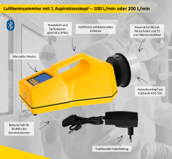 Luftkeimsammler Kit MINI –  Ein Sammelkopf