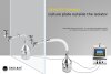 TRIO.BAS MULTIFLEX 1+2 – Edelstahl-Luftkeimsammler mit zwei Satelliten für mikrobiologisches Luftmonitoring in Isolatoren/RABS (Grade A/B)