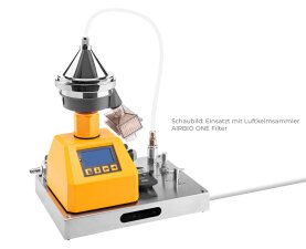 FLUGAS System – Edelstahl-Gasprüfsystem für mikrobiologische Druckgasprüfung im Reinraum